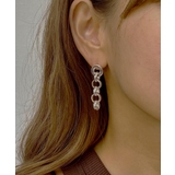 シルバー | メタリックチェーンピアス emouv ピアス | BUYSENSE