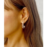 シルバー | カーブシンプルピアス emouv ピアス | BUYSENSE