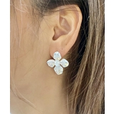 シルバー | パールフラワーピアス emouv ピアス | BUYSENSE