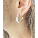 ゴールド | ミニパールフープピアス emouv ピアス | BUYSENSE