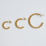 ツイストシンプルフープピアス emouv by | BUYSENSE | 詳細画像6 