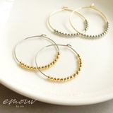 バイカラーボールピアス emouv by | BUYSENSE | 詳細画像1 