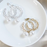 チェーンフープパールピアス emouv by | BUYSENSE | 詳細画像2 