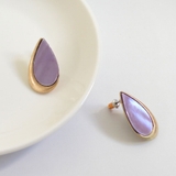 ドロップデザインパープルピアス emouv by | BUYSENSE | 詳細画像2 