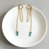 ブルー | リングチェーンピアス emouv by | BUYSENSE