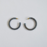 ブルー | カラーデザインフープピアス emouv by | BUYSENSE