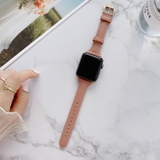 サーモンピンク | アップルウォッチバンド 大人女子 Thinレザーバンド | BUYSENSE