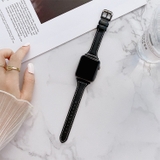ブラック | アップルウォッチバンド 大人女子 Thinレザーバンド | BUYSENSE