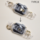 アップルウォッチ クリアゴールドバンド ベルト | BUYSENSE | 詳細画像6 