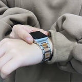 シルバー TYPE D | アップルウォッチ マーブルストーンバンド ベルト | BUYSENSE