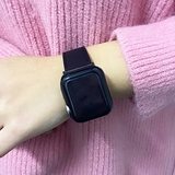 ブラック | アップルウォッチ メタリックフルカバー ケース | BUYSENSE