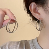 2 タイプ選べる 質感煌めきフープピアス | Carpe diem | 詳細画像5 