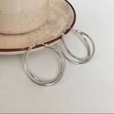 typeB | 2 タイプ選べる 質感煌めきフープピアス | Carpe diem