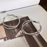 2 タイプ選べる 質感煌めきフープピアス | Carpe diem | 詳細画像7 