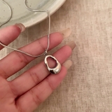 不規則モチーフ ロングネックレス シルバー | Carpe diem | 詳細画像5