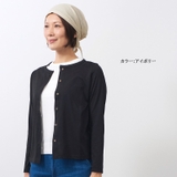 日本製 CHARM 高島ちぢみ | ゆるい帽子CasualBoxレディース | 詳細画像13