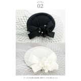 上品レディーの気品トーク帽 髪飾り ミニハット | Catherine Cottage | 詳細画像30