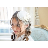 上品レディーの気品トーク帽 髪飾り ミニハット | Catherine Cottage | 詳細画像5