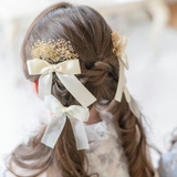 ベージュ[BEGJ] | リボン＆フラワー Uピン ヘアアレンジセット キャサリンコテージ | Catherine Cottage