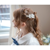 セラミックフラワーとビーズのエレガントヘアコーム キャサリンコテージ | Catherine Cottage | 詳細画像5 