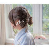 ニュアンスホワイトフラワーUピン 5本セット キャサリンコテージ | Catherine Cottage | 詳細画像4 