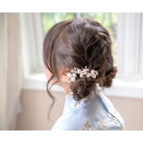 ピンクゴールドフラワーUピン 3本セット キャサリンコテージ | Catherine Cottage | 詳細画像3 