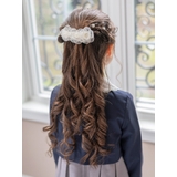 ホワイトローズバレッタ 髪飾り 髪留め ヘアアクセサリー アクセサリー | Catherine Cottage | 詳細画像3 