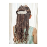 ホワイトローズバレッタ 髪飾り 髪留め ヘアアクセサリー アクセサリー | Catherine Cottage | 詳細画像11 