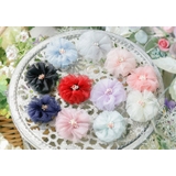 マカロンカラーのお花ヘアクリップ 2個セット 女の子 髪飾り ヘアアクセサリー | Catherine Cottage | 詳細画像4 