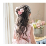 マカロンカラーのお花ヘアクリップ 2個セット 女の子 髪飾り ヘアアクセサリー | Catherine Cottage | 詳細画像6 