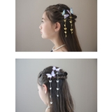 揺れるチェーン付き ちょうちょヘアクリップ 2個セット | Catherine Cottage | 詳細画像6