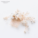 ゴールド[GLD] | ヘアコーム パール 結婚式 | Catherine Cottage