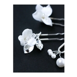 ニュアンスホワイトフラワーUピン 5本セット キャサリンコテージ | Catherine Cottage | 詳細画像8 