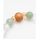 【岩座】屋久杉水晶 ジェイドブレスレット | アミナコレクション | 詳細画像4