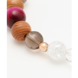 【岩座】屋久杉水晶 ローズタイガーアイブレスレット | アミナコレクション  | 詳細画像3 