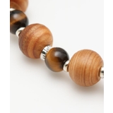 【岩座】屋久杉非対称ブレスレット タイガーアイ | アミナコレクション | 詳細画像4