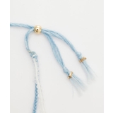 【岩座】本藍紐アンクレット 浅葱 | アミナコレクション  | 詳細画像2 