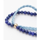 【岩座】本藍紐アンクレット 浅葱 | アミナコレクション  | 詳細画像9 