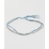 グレー | 【岩座】本藍紐アンクレット 浅葱 | アミナコレクション 