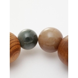 【岩座】屋久杉八角形 珪化木ブレスレット | アミナコレクション | 詳細画像2