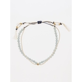 【岩座】【三月弥生】産石絹紐ブレスレット | アミナコレクション | 詳細画像1