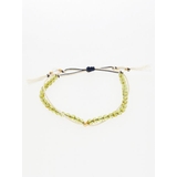 ライトグリーン | 【岩座】【八月葉月】産石絹紐ブレスレット | アミナコレクション