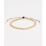 ライトイエロー | 【岩座】【十一月 霜月】産石絹紐アンクレット | アミナコレクション