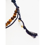 【岩座】紺紐虎目４ｍｍアンクレット | アミナコレクション  | 詳細画像3 