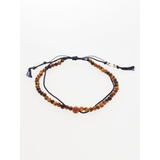 ブラウン | 【岩座】紺紐虎目４ｍｍアンクレット | アミナコレクション 