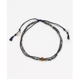 【岩座】紺紐白虎目４ｍｍアンクレット | アミナコレクション  | 詳細画像1 