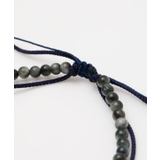 【岩座】紺紐白虎目４ｍｍアンクレット | アミナコレクション  | 詳細画像3 