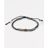 ストーン | 【岩座】紺紐白虎目４ｍｍアンクレット | アミナコレクション 