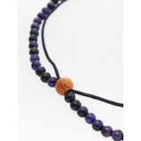 【岩座】紺紐紫虎目４ｍｍアンクレット | アミナコレクション  | 詳細画像1 