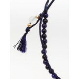 【岩座】紺紐紫虎目４ｍｍアンクレット | アミナコレクション  | 詳細画像3 